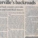 Barkerville BC Travel Article. Vancouver Sun Newspaper