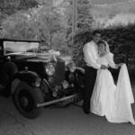 Bride & Groom's Black Car.